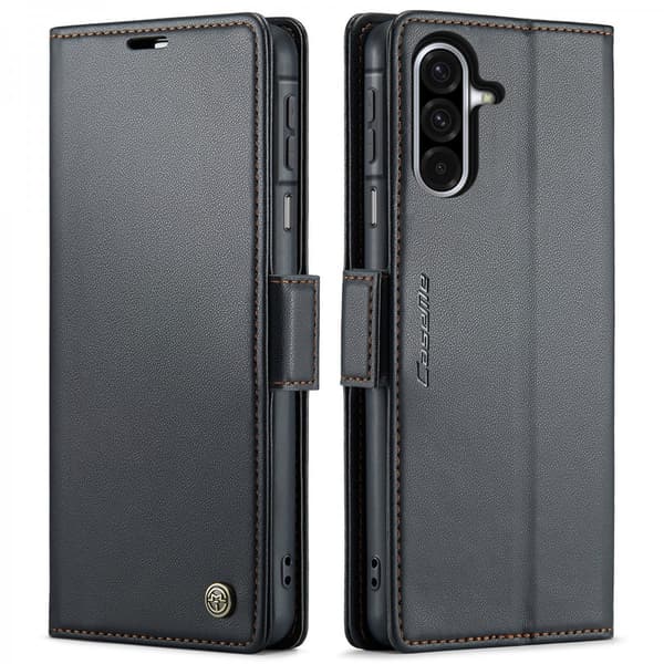 CaseMe Slim Plånboksfodral RFID-skydd Samsung Galaxy A17 Svart