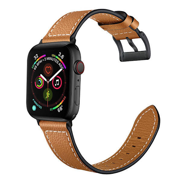 Klassiskt Läderarmband Apple Watch Ultra 2 49mm Cognac