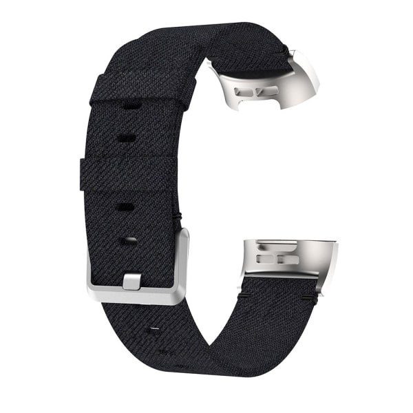 Canvasarmband Fitbit Charge 3/4 Svart