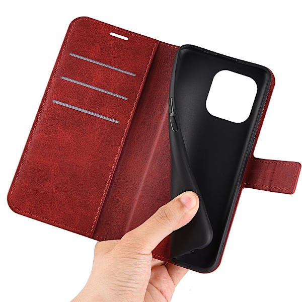 iPhone 14 Pro Wallet Leather Red