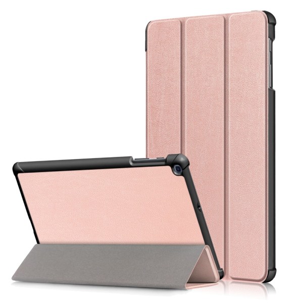 Tri-Fold Stand Læderetui Samsung Galaxy Tab A 2019 Rosa