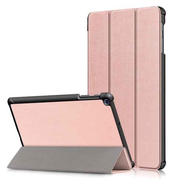 Tri-Fold Stand Läderfodral Samsung Galaxy Tab A 2019 Rosa