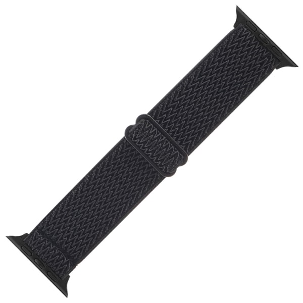 Vævet Nylonarmbånd Apple Watch Series 10 46mm Sort