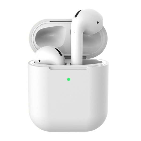 Silikoneskal Apple AirPods Trådløs Opladningsetui Hvid