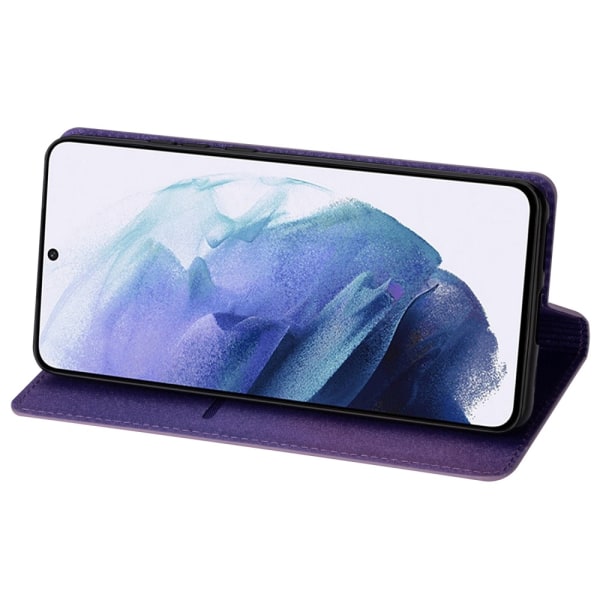 Glitter lompakkokotelo Samsung Galaxy S22 Ultra Purple