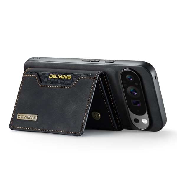 DG.MING Magnetisk Kortlomme Etui Google Pixel 9 Pro XL Sort