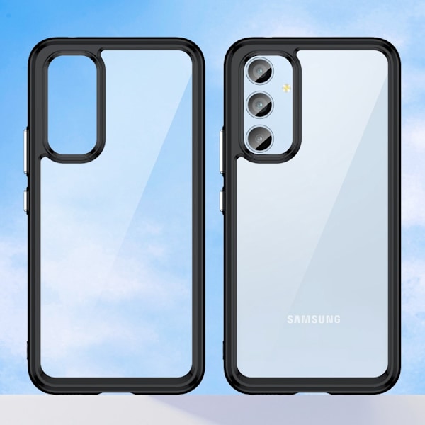 Samsung Galaxy A54:n hybridi reunakotelo, musta