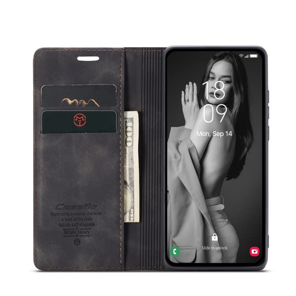 CaseMe Slim Pung Etui Samsung Galaxy A56 Sort