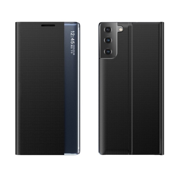 Samsung Galaxy S21 kotelo mustalla näytöllä