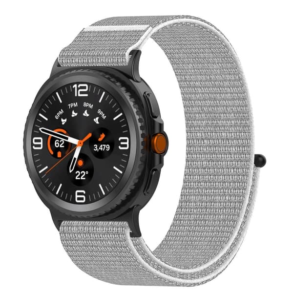 Nylonranneke Samsung Galaxy Watch 8 44mm Harmaa