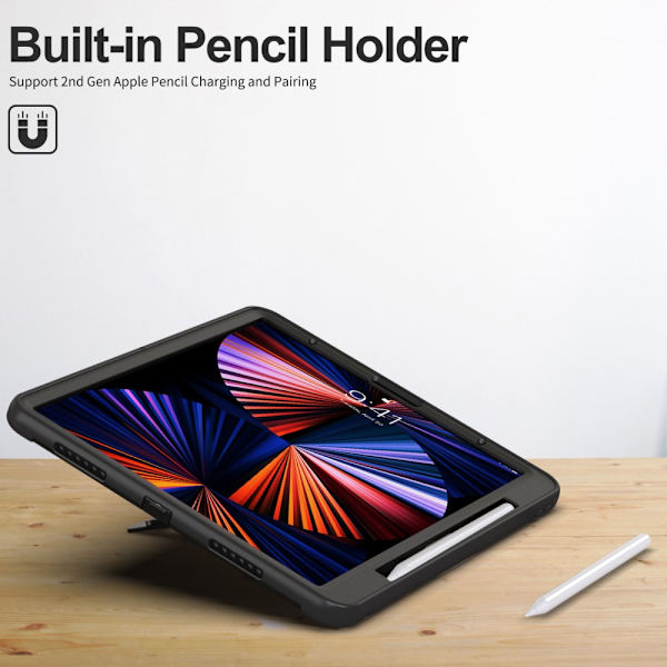 Stødsikkert Cover iPad Pro 12.9 6. generation (2022) Sort