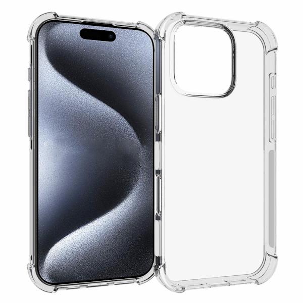 iPhone 16 Pro -kuori TPU läpinäkyvä