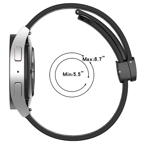 Silikone Rem Sport Samsung Galaxy Watch 7 44mm Rosa