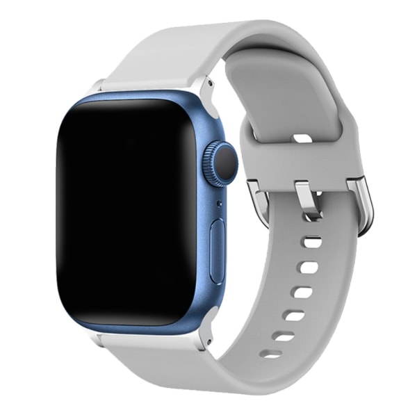 Pehmeä silikoniranneke Apple Watch 42/44/45/49 mm Harmaa