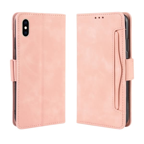 Multi Slot Pung Etui iPhone XS Max Rosa