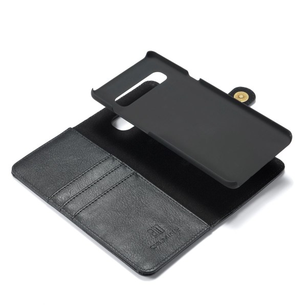 DG.MING 2-in-1 Magnet Wallet Samsung Galaxy S10 Plus Black