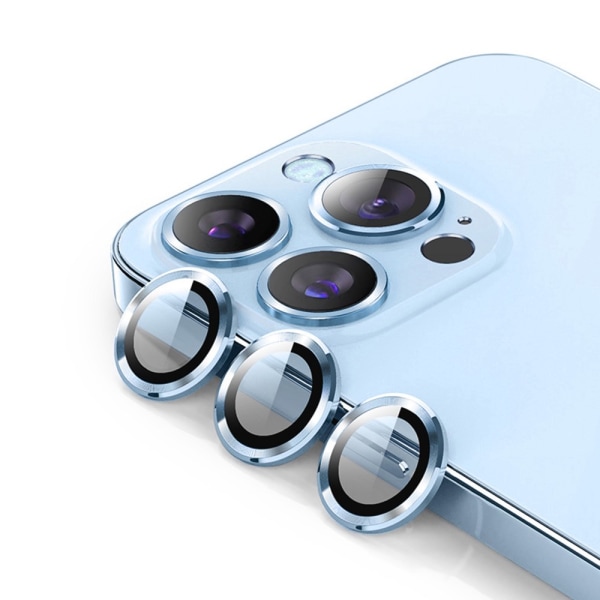 Hat Prince Lens Cover iPhone 14 Pro/14 Pro Max Hærdet glas Blå