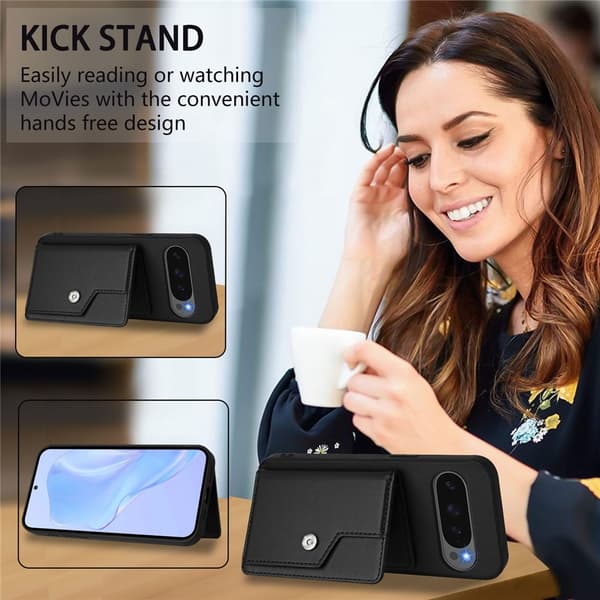 Pungcover RFID-beskyttelse Google Pixel 10 Pro XL Sort