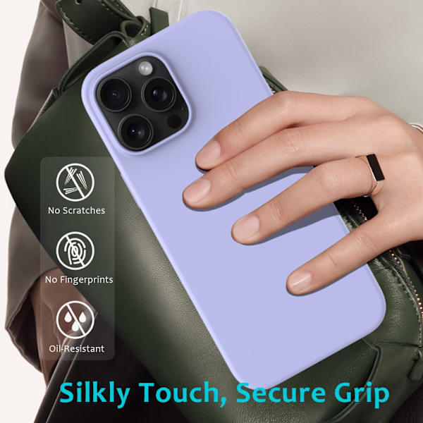 Silikonecover iPhone 16 Pro Max Lilla