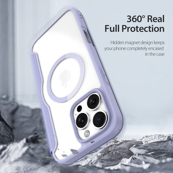 Dux Ducis Skin X Pro -kotelo MagSafe iPhone 16 Pro Max - Lila