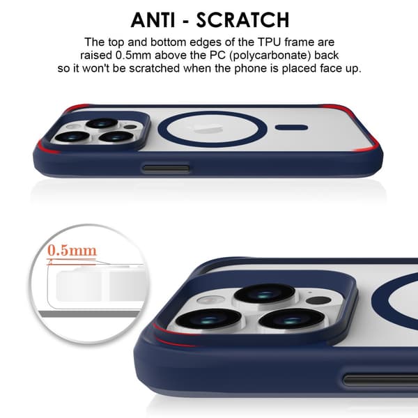Magnetisk MagSafe Skal iPhone 16 Pro Max Blå