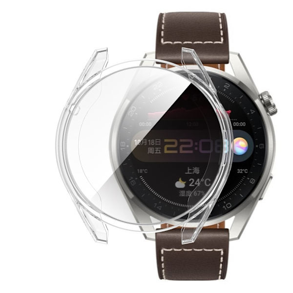 Huawei Watch 3 Pro:lle tarkoitettu läpinäkyvä suojakuori