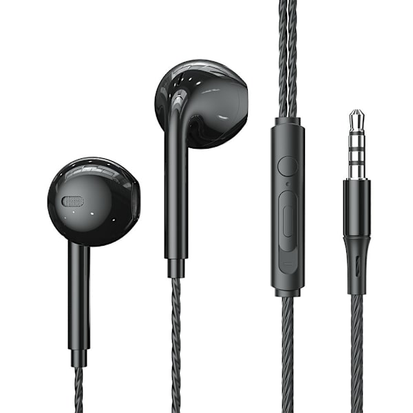 Essager Earbud 3.5mm -kuulokkeet 1.2m Musta