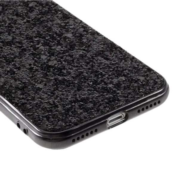 iPhone 7/8/SE -kuori Glitter Black