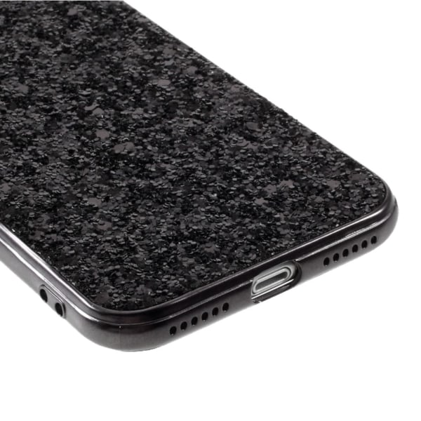 iPhone 7/8/SE Skal Glitter Sort