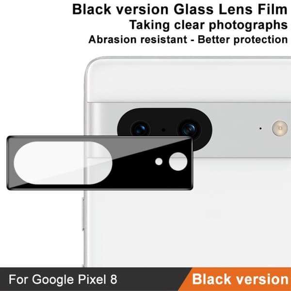 Imak Hærdet Glas Linsebeskyttelse Google Pixel 8 Sort