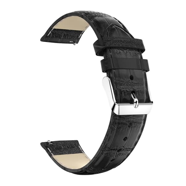 Læderrem Krokodille Samsung Galaxy Watch Active Sort