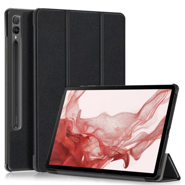 Samsung Galaxy Tab S9 Plus Etui Tri-fold Sort