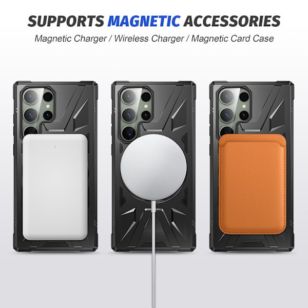 Hybrid Cover Samsung Galaxy S24 Ultra MagSafe Ring Sort