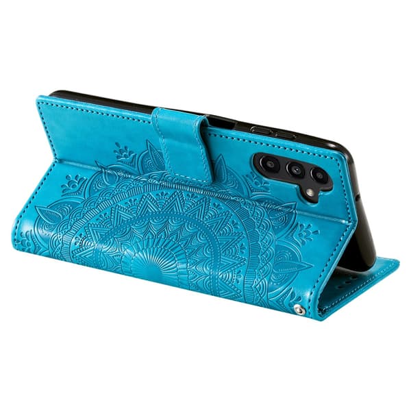 Läderfodral Mandala Samsung Galaxy A26 Blå