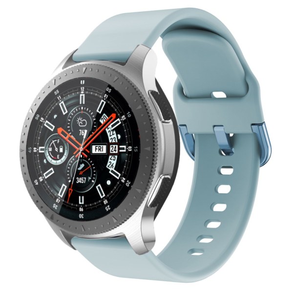 Soft Silikonarmband Samsung Galaxy Watch 46mm Baby Blå