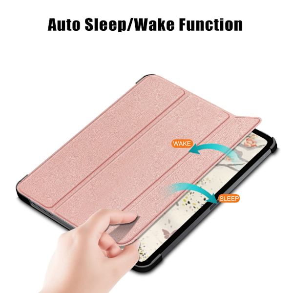 iPad Air 10.9 4. generation (2020) Etui Tri-fold Rosa