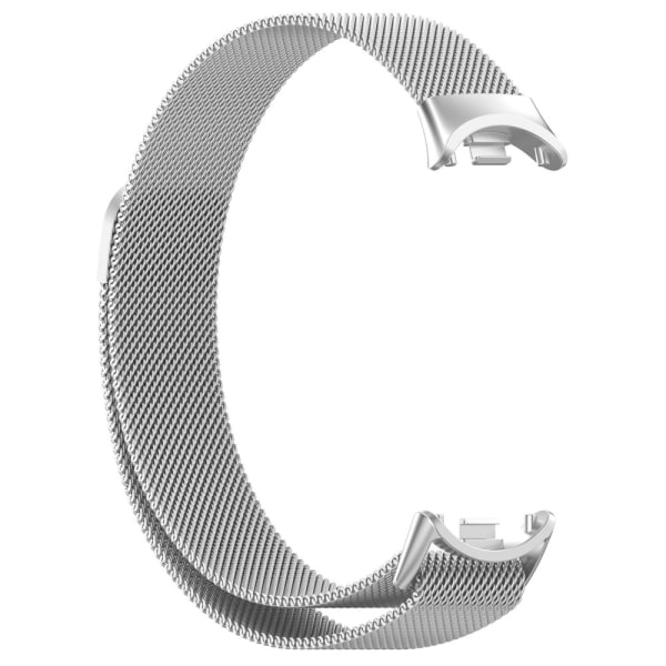 Milanese Loop Armband Xiaomi Smart Band 8 Silver