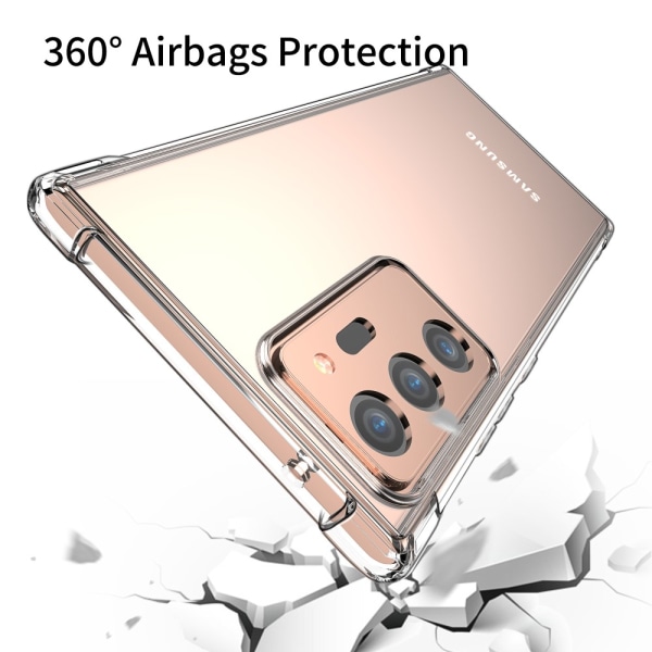 LEEU DESIGN Air TPU -kuori Galaxy Note 20 Ultra Transparent
