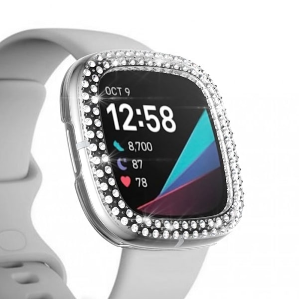 Skal Rhinestone Fitbit Versa 3/Sense Transparent