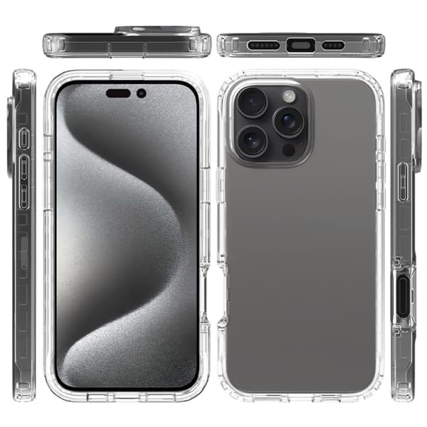 Allround Skal iPhone 16 Pro Max Transparent