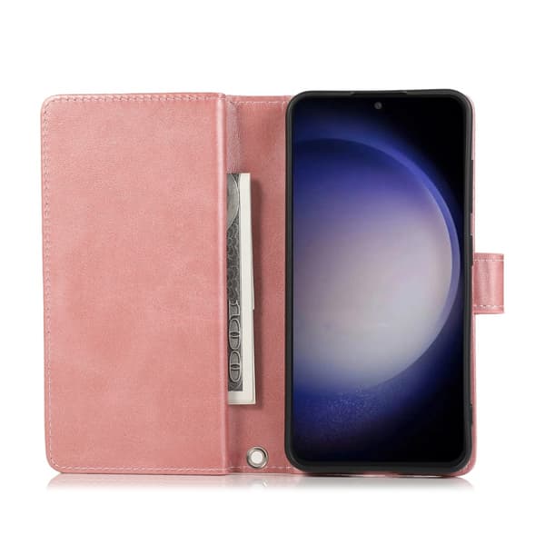 Pungetui Multi-Slot Samsung Galaxy S24 Roséguld