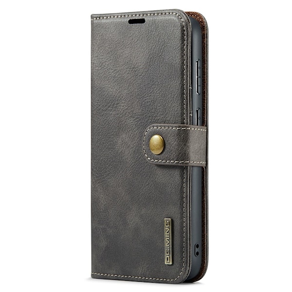 DG.MING 2-in-1 Magnet Wallet Samsung Galaxy S25 Plus Brown