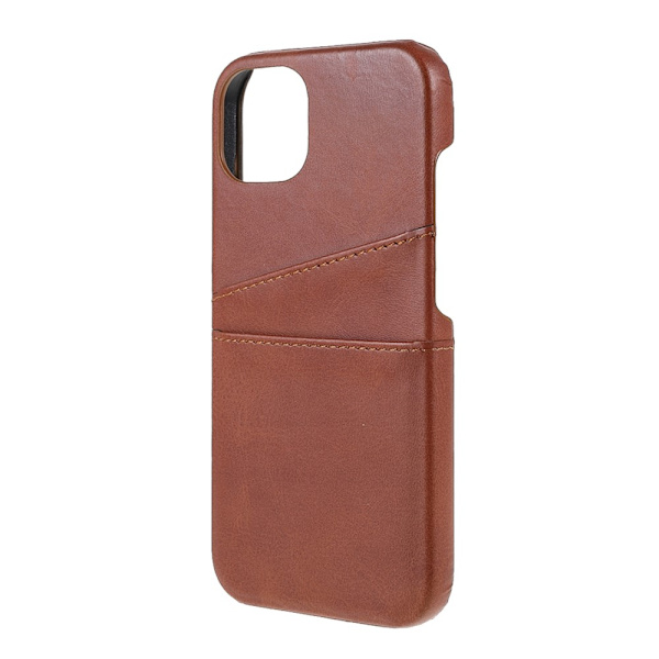 Card Slots Case Apple iPhone 13 Mini Brun