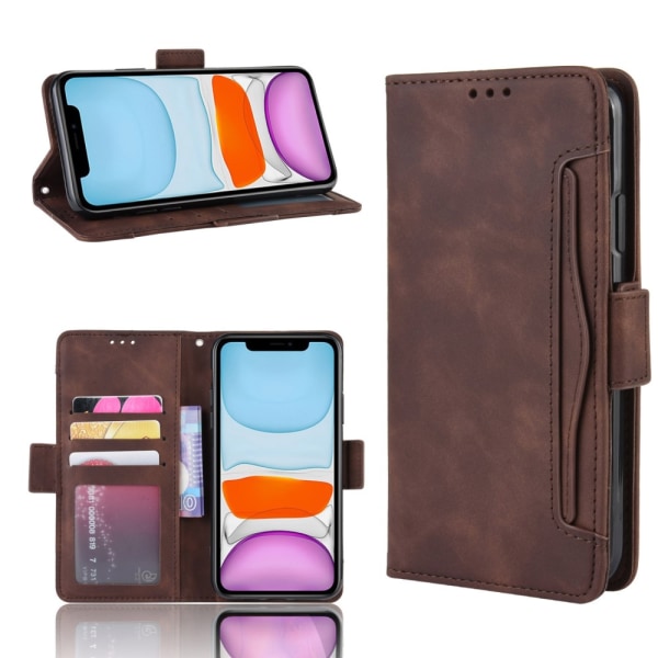 Multi Slot Wallet Case iPhone 12 Pro Max Brun