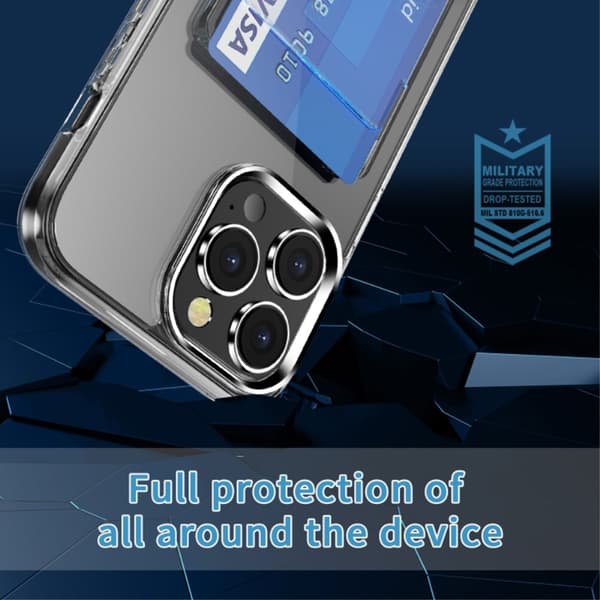 Skal Kortfack iPhone 15 Pro Transparent