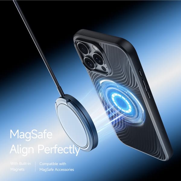 Dux Ducis Aimo Series MagSafe Cover iPhone 16 Pro Max Sort