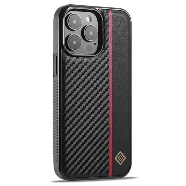 LC.IMEEKE Skal iPhone 15 Pro Max Kulfibertekstur