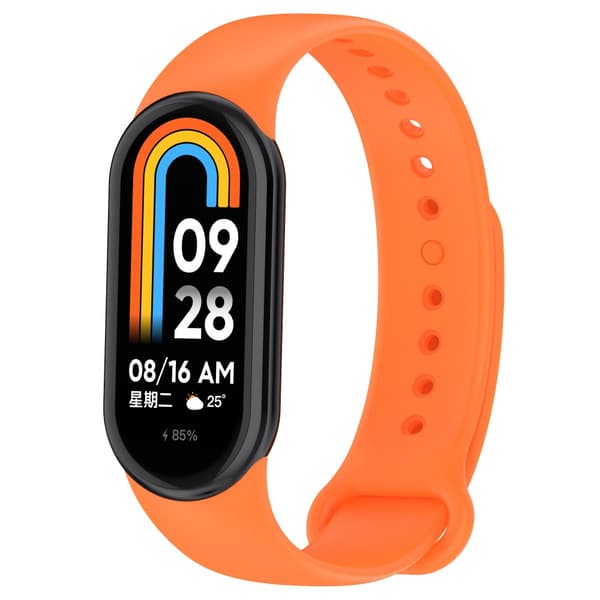 Silikonerem Xiaomi Smart Band 8 Orange