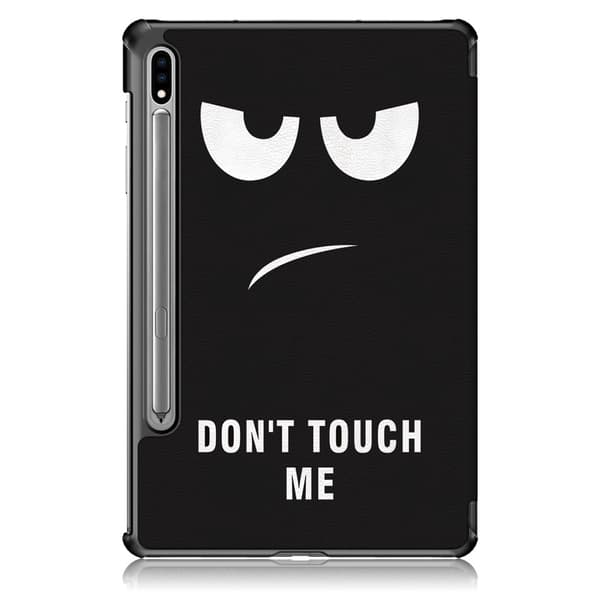 Samsung Galaxy Tab S7 Plus/S8 Plus -kotelo Tri-fold Don't Touch M