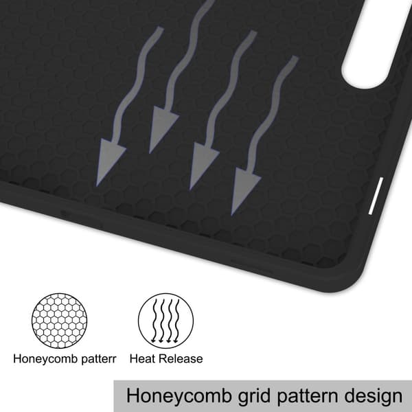 Samsung Galaxy Tab S10 FE Cover Tri-Fold Med Pen-holder Sort